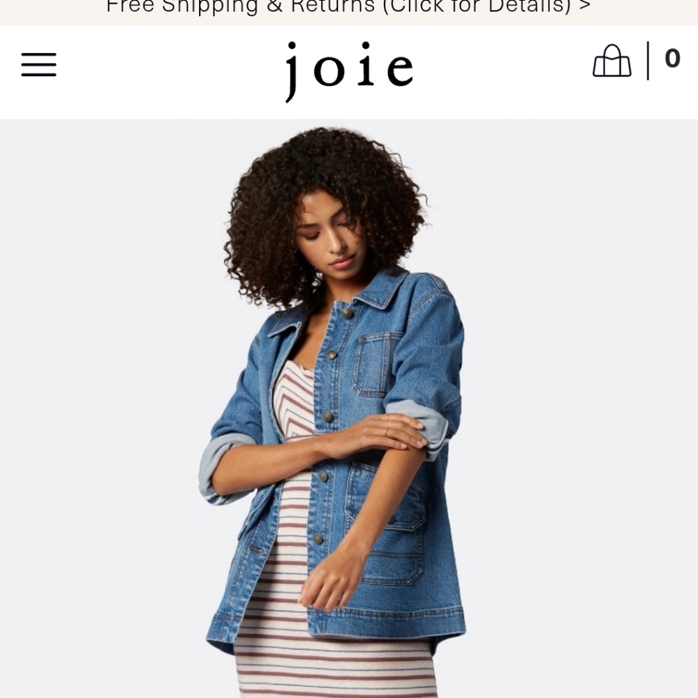 Joie Teagan Size small Women's Blue Denim Jacket